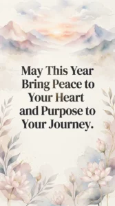 A Year of Peace and Growth