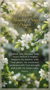 Blessed Monday Prayer