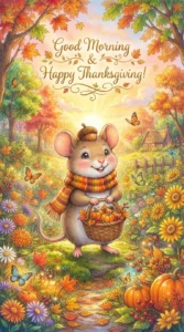 Cute Thanksgiving Morning Image