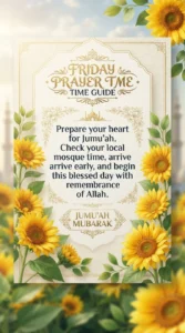 Friday Prayer Time Guide