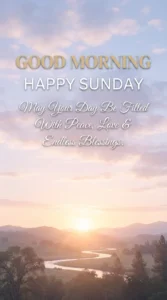 Good Morning Sunday Blessings