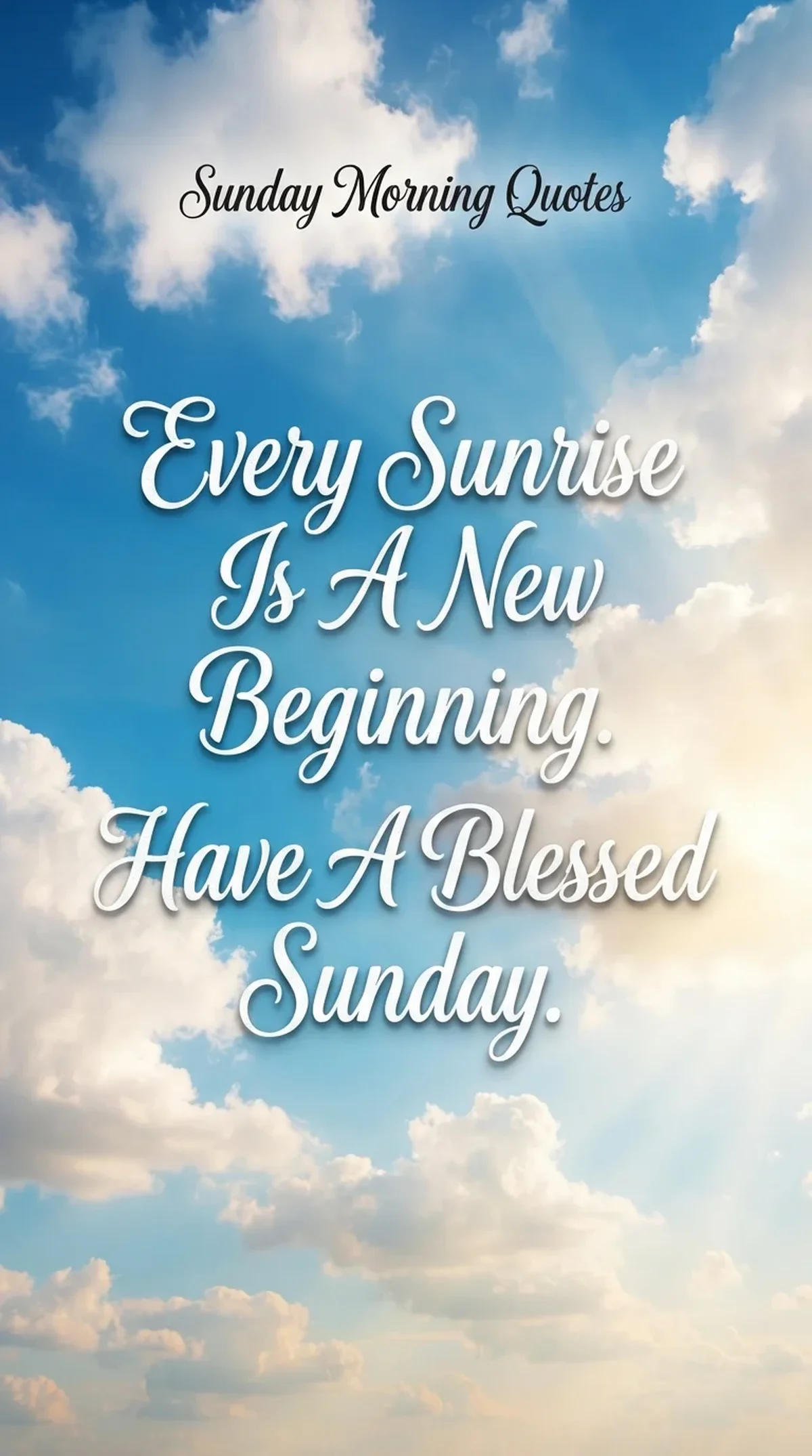 Inspirational Sunday Blessings