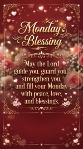 Monday Blessing Message