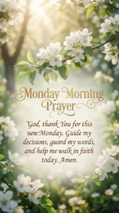 Monday Morning Prayer