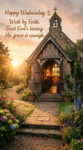 Peaceful Church Entrance