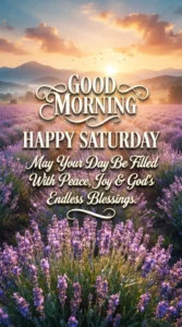 Saturday Morning Blessings