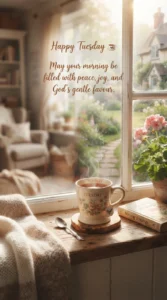 Tea Cup Morning Peace Image