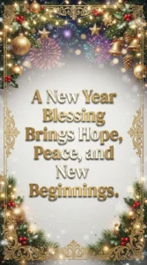 The Meaning of New Year Blessings