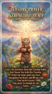 Tuesday Prayer for Strength & Peace