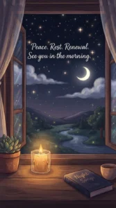 Twinkling Stars Good Night Animation