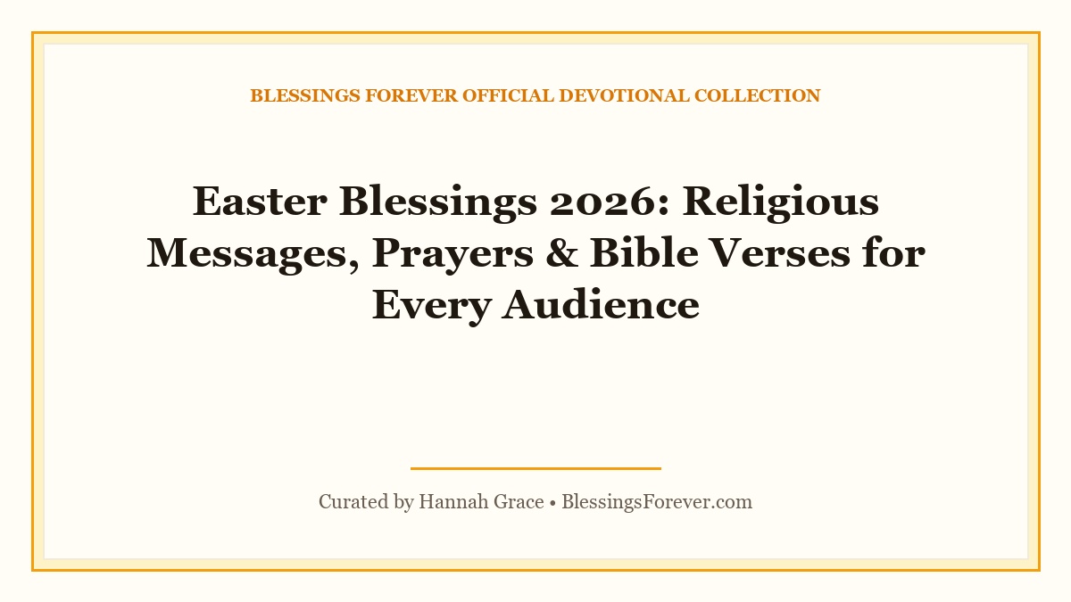 easter blessings