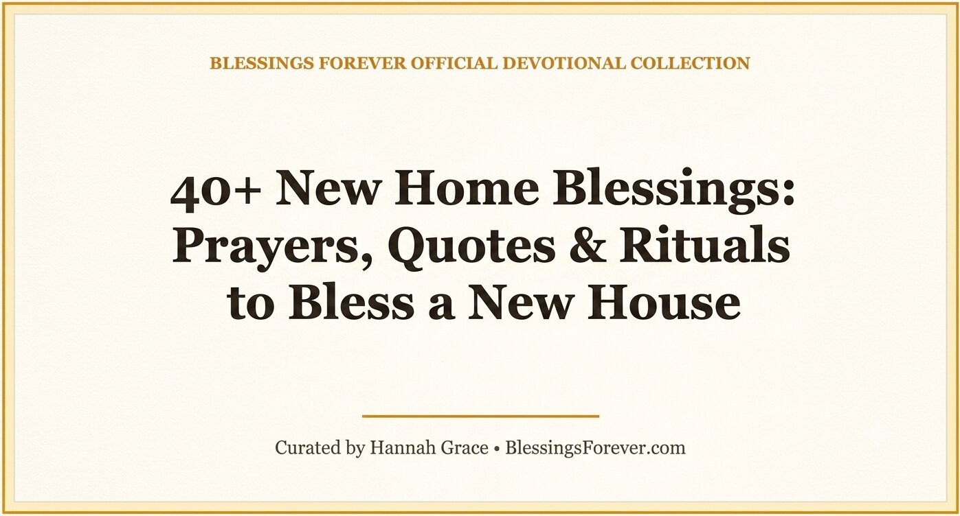 new home blessings
