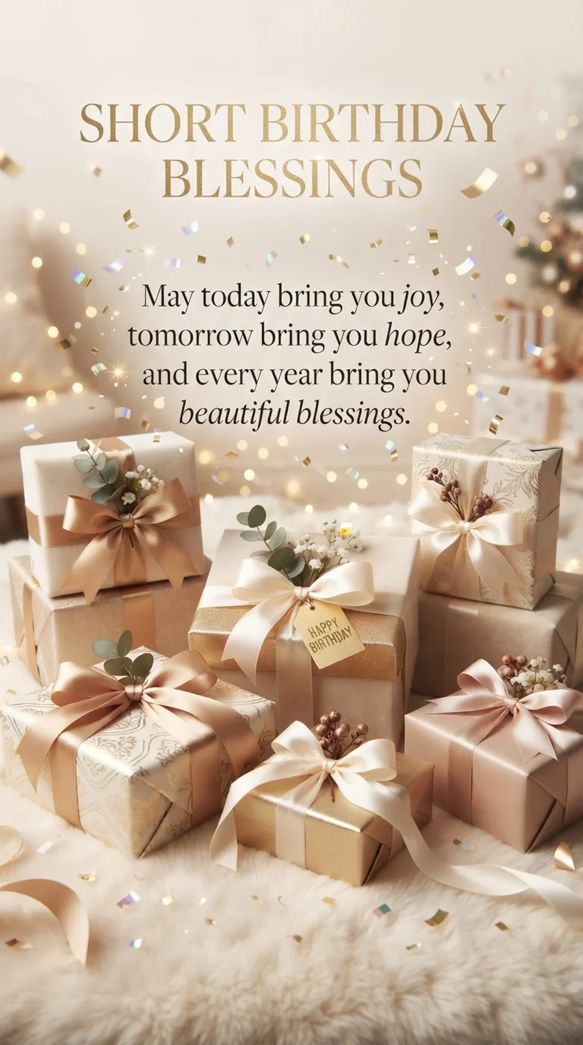 Short Birthday Blessings