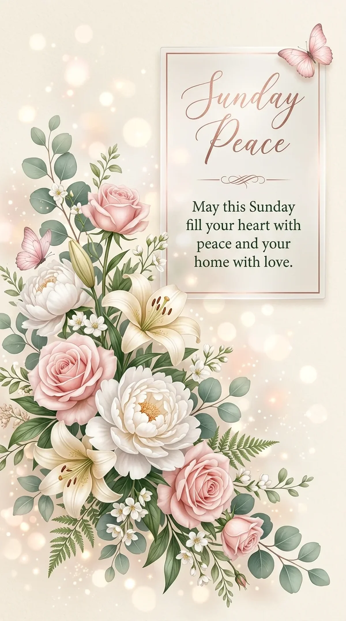 Floral Sunday Peace