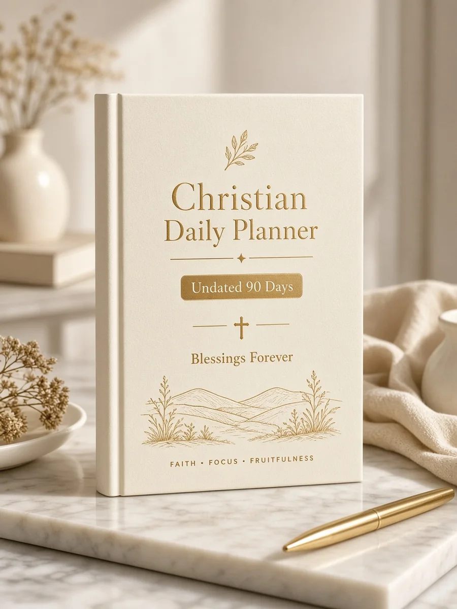 Christian Daily Planner (Undated 90 Days)