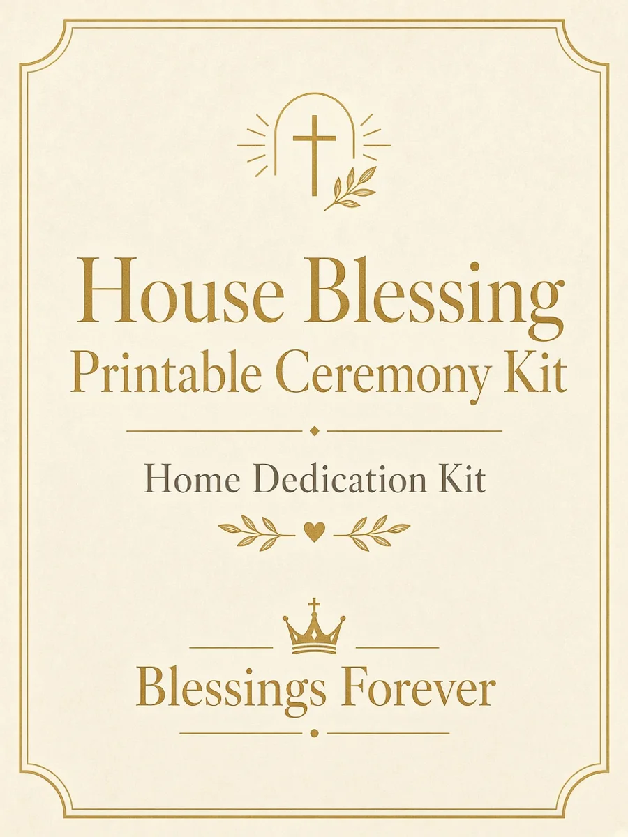 House Blessing Printable Ceremony Kit