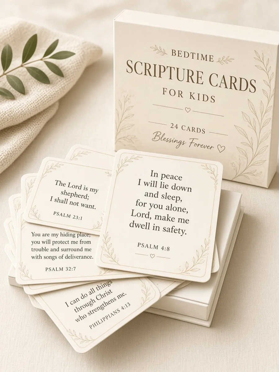 Bedtime Scripture Cards for Kids (24)