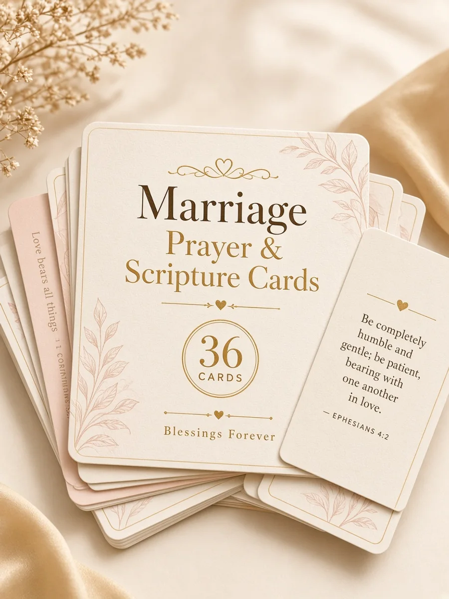 Marriage Prayer & Scripture Cards (36)