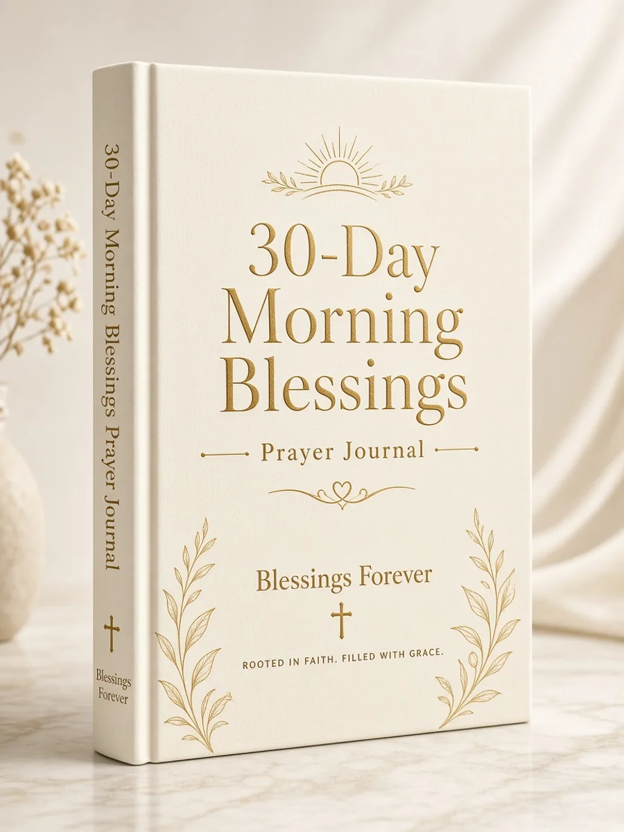 30-Day Morning Blessings Prayer Journal