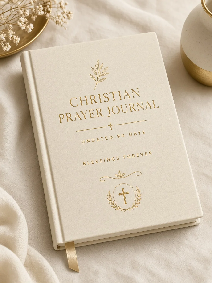 Christian Prayer Journal (Undated 90 Days)