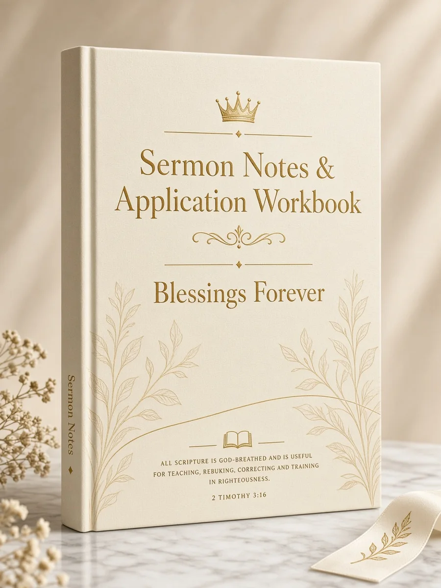 Sermon Notes & Application Workbook
